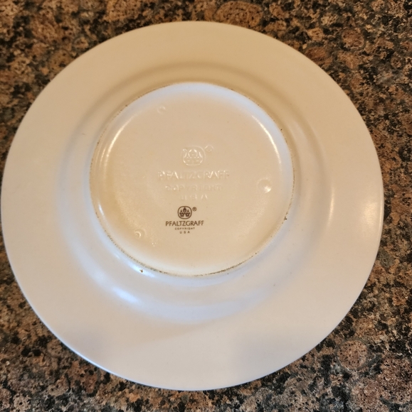 Pfaltzgraff Nordic Christmas 8" Plate/Goes w/ a Gravy Boat - Picture 3 of 5